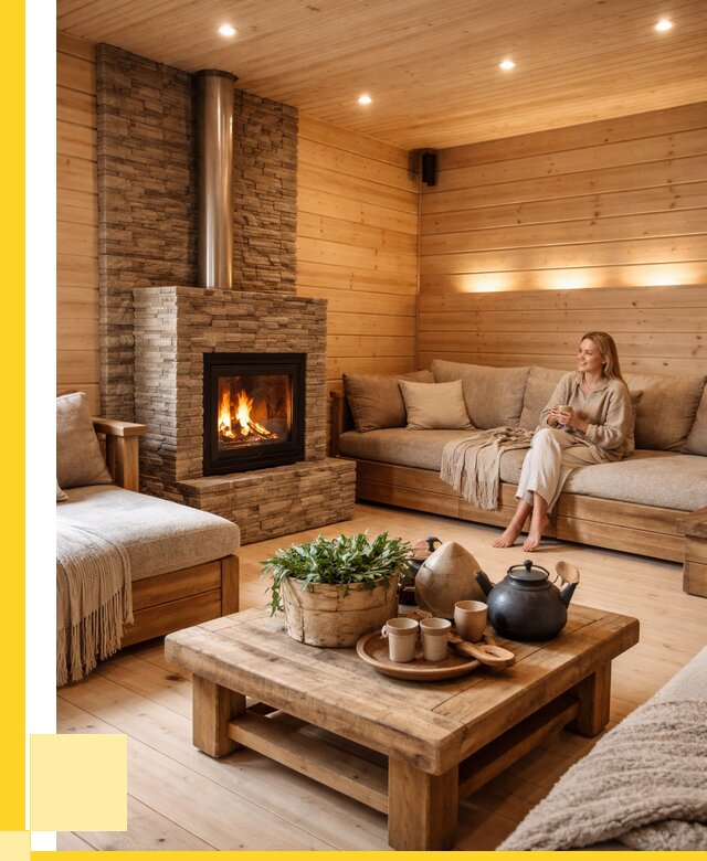 Проект бани с комнатой отдыха в Ишиме от 36376 р. | ЭриданШм