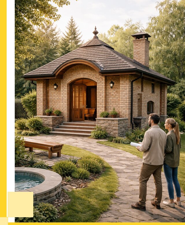 Проект кирпичной бани в Ишиме от 31179 р. | ЭриданШм