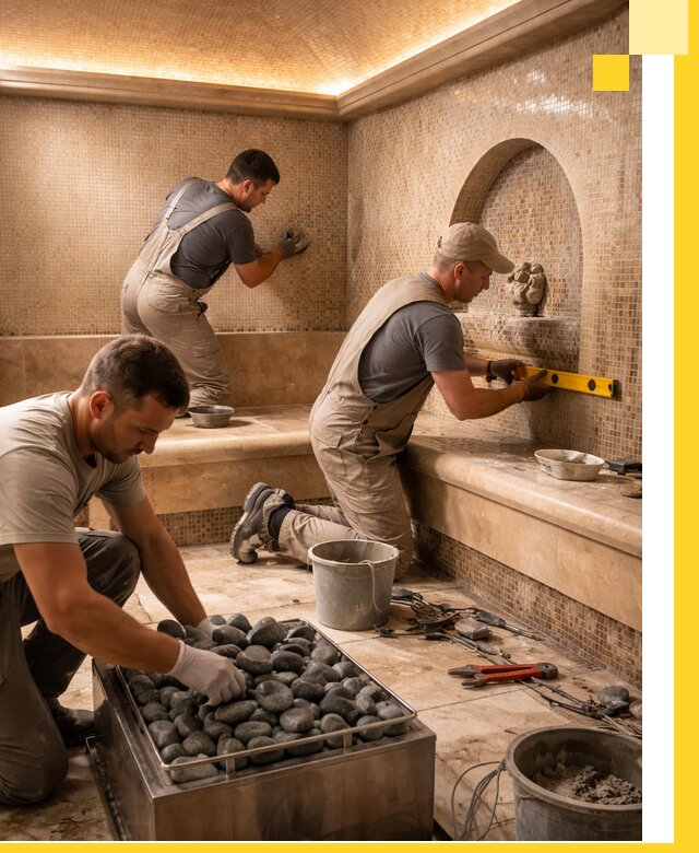 Проектирование и строительство хамама и сауны в Ишиме