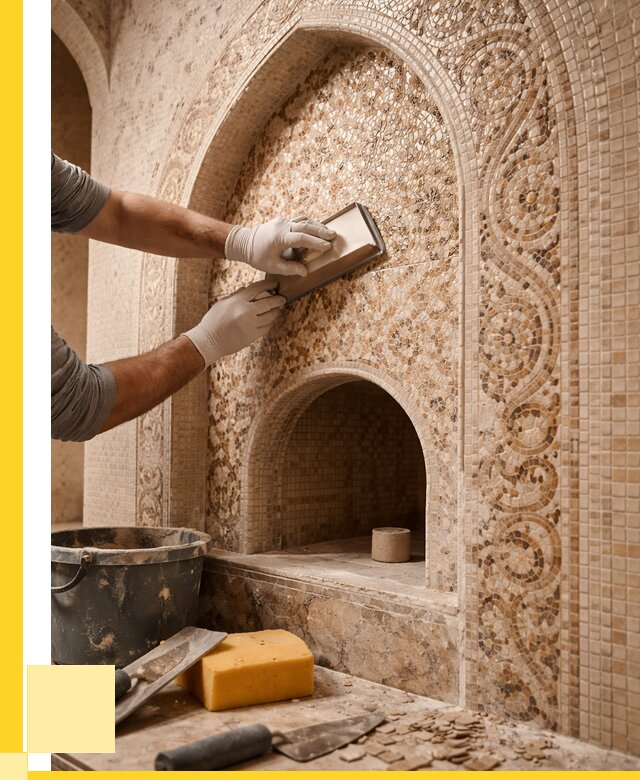 Мозаика для хамама в Ишиме под ключ от 5197 р. | ЭриданШм