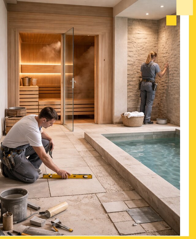 Комплексный дизайн и отделка интерьеров SPA под ключ в Ишиме